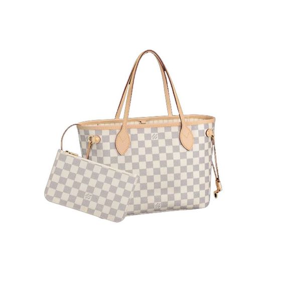 Louis Vuitton Neverfull PM Damier Azur Tote - Picture 2 of 2